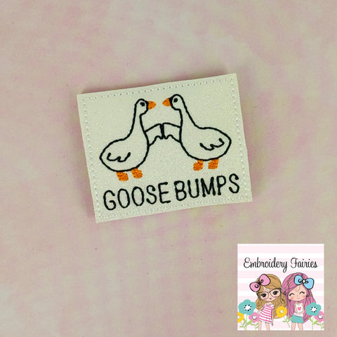 Goose Bumps Feltie Design