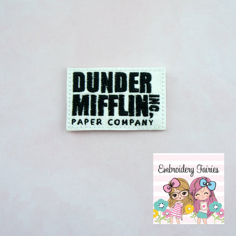 Dunder Mifflin Feltie Design