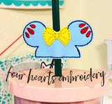 Snow White Straw Charm