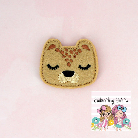 African Animal Cheetah Feltie File - Cheetah Feltie Design - Embroidery File - Embroidery File - Machine Embroidery Design - Feltie File