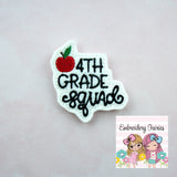 School Squad Feltie File Set - Teacher Embroidery File - Embroidery File - Feltie File - Machine Embroidery Design - School Squad Feltie