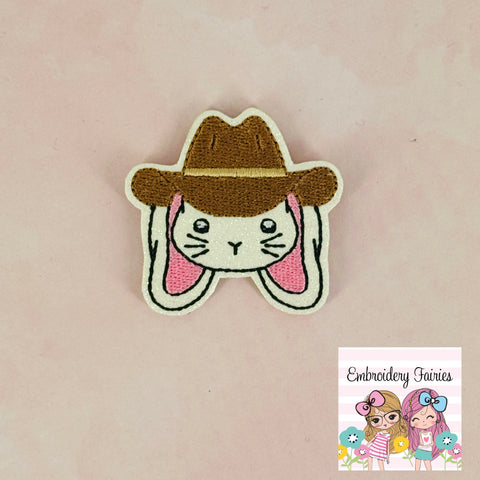 Cowboy Easter Bunny Feltie Design
