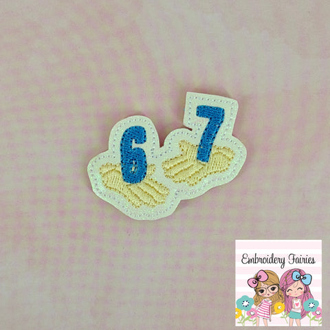 Six Seven Feltie Design