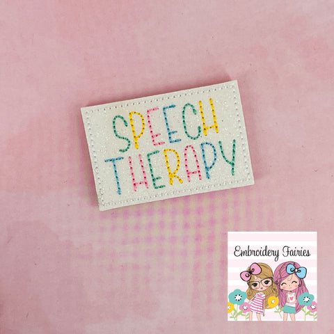 Speech Therapy Feltie Design