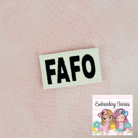 FAFO Feltie Design