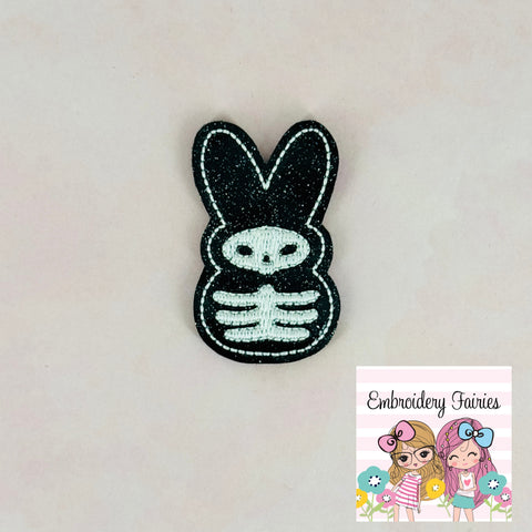 Skeleton Bunny Feltie Design