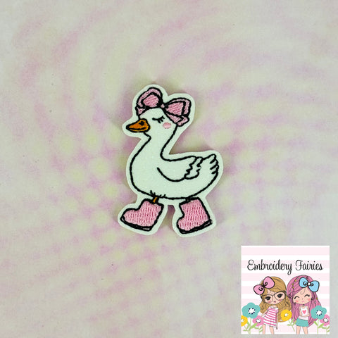 Silly Goose Girl Feltie Design