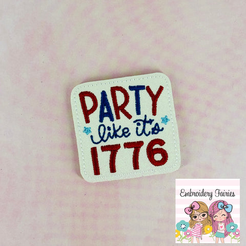 Party Like It's 1776 Feltie Design