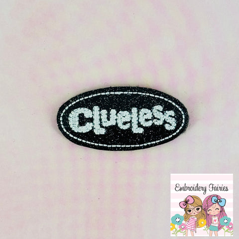 Clueless Logo Feltie Design