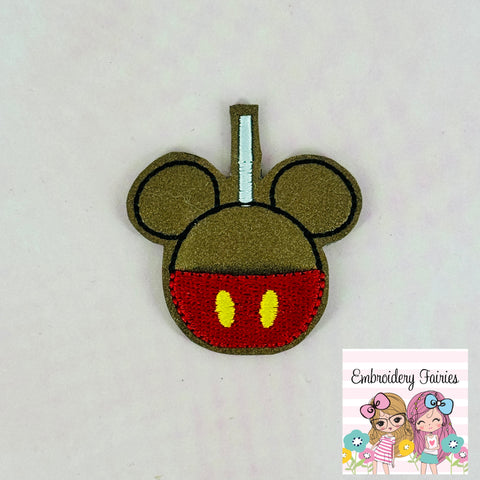 Mouse Candy Apple Feltie Design