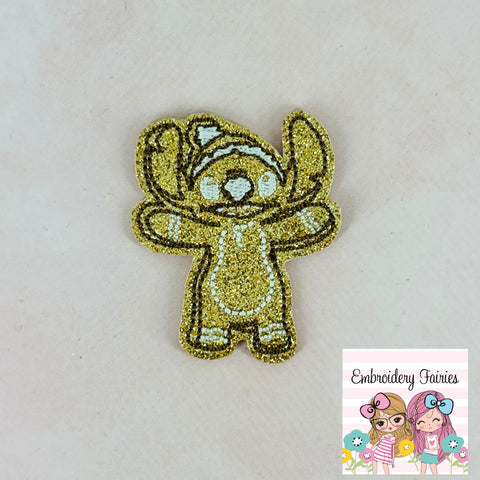 Stitch Gingerbread Feltie Design