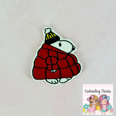 Snoopy Puffer Jacket Feltie Design