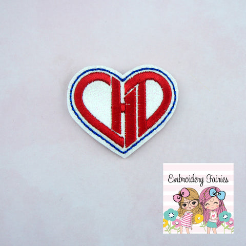 CHD Heart Feltie Design