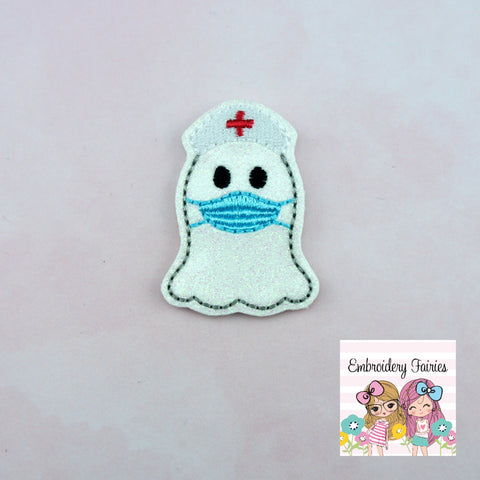 Ghost Nurse Feltie Design