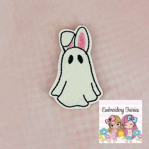 Ghost Easter Bunny Feltie Design