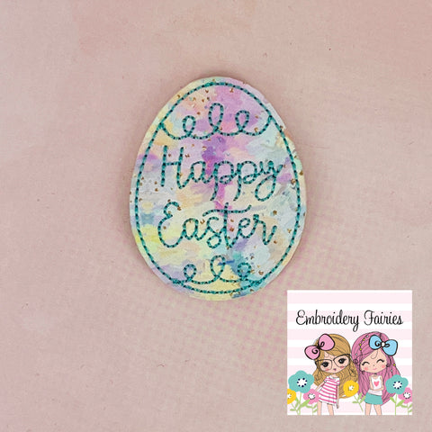 Happy Easter Egg Feltie Design