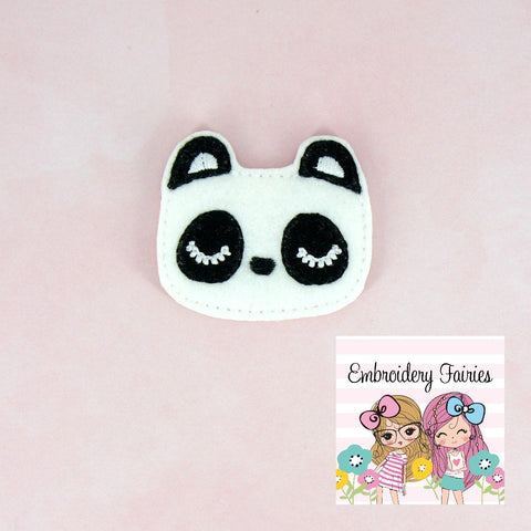 Woodland Panda Feltie File - Panda Feltie Design - ITH Embroidery File -  Embroidery File - Machine Embroidery Design - Feltie File