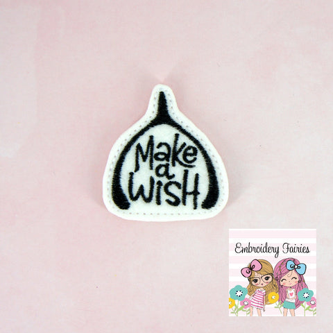 Make A Wish Feltie File - Thanksgiving Feltie File - ITH Embroidery File -  Embroidery File - Machine Embroidery Design - Feltie File
