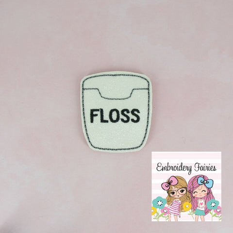 Floss Feltie Design -  Medical Feltie Design - ITH Embroidery File - Medical Embroidery File - Machine Embroidery Design - Feltie File