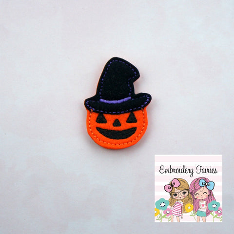Pumpkin Witch Feltie File - Halloween Feltie Design - ITH Design - Embroidery Digital File - Embroidery Design - Embroidery File - Feltie