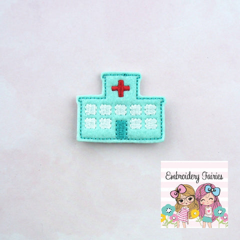 Hospital Feltie File - Medical Feltie - ITH Embroidery File - Nurse Feltie - Doctor Feltie - Machine Embroidery Design - Medical Embroidery