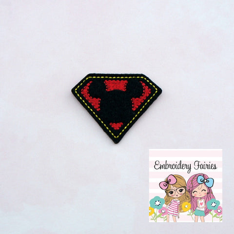 Mouse Superhero Feltie File - Feltie - ITH Embroidery Design - Embroidery Digital File - Machine Embroidery Design - Mini Embroidery File