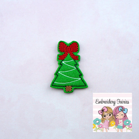 Christmas Tree Feltie File - Christmas Feltie - ITH Embroidery Design - Embroidery Digital File - Santa Feltie - Cow Feltie - Feltie Design