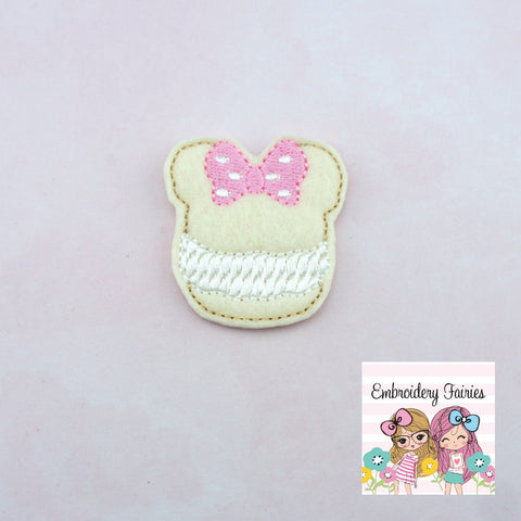 Mouse Ice Cream Sandwich Feltie File - Donut Feltie - Feltie Design - Embroidery Digital File - Machine Embroidery Design - Feltie Pattern