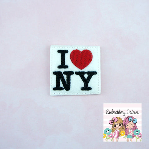 New York  Feltie File - Vacation Embroidery File