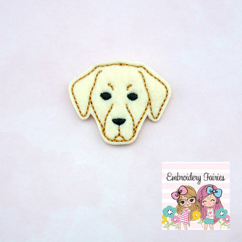 Labrador Feltie File - Dog Feltie Design - ITH Design - Feltie Design - Feltie Pattern - Labrador Embroidery Design