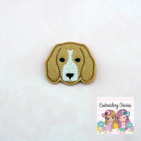 Beagle Feltie File - Dog Feltie Design - ITH Design - Feltie Design - Feltie Pattern - Embroidery Design