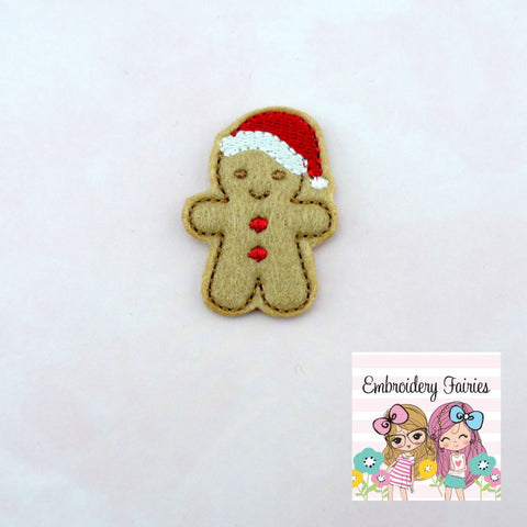 Gingerbread Santa Feltie Design - Christmas Feltie Design - Embroidery Design - Embroidery File - Feltie Design - Feltie