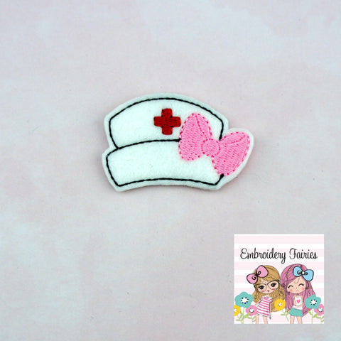 Nurse Hat Feltie File - Nurse Embroidery File - Nurse Embroidery Design - Medical Embroidery File - Nurse Feltie Design