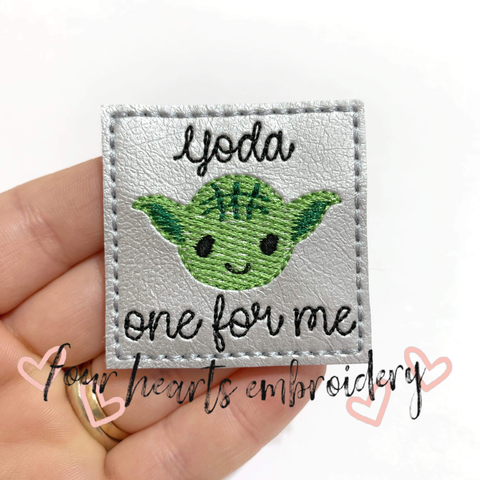 Yoda One For Me Feltie